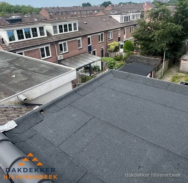 Dakinspectie plat dak aanbouw in Hilvarenbeek Dakinspectie plat dak aanbouw in Hilvarenbeek